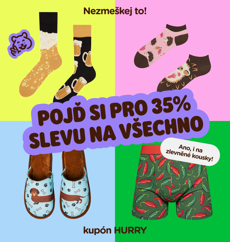  Pojď si pro 35% slevu na všechno